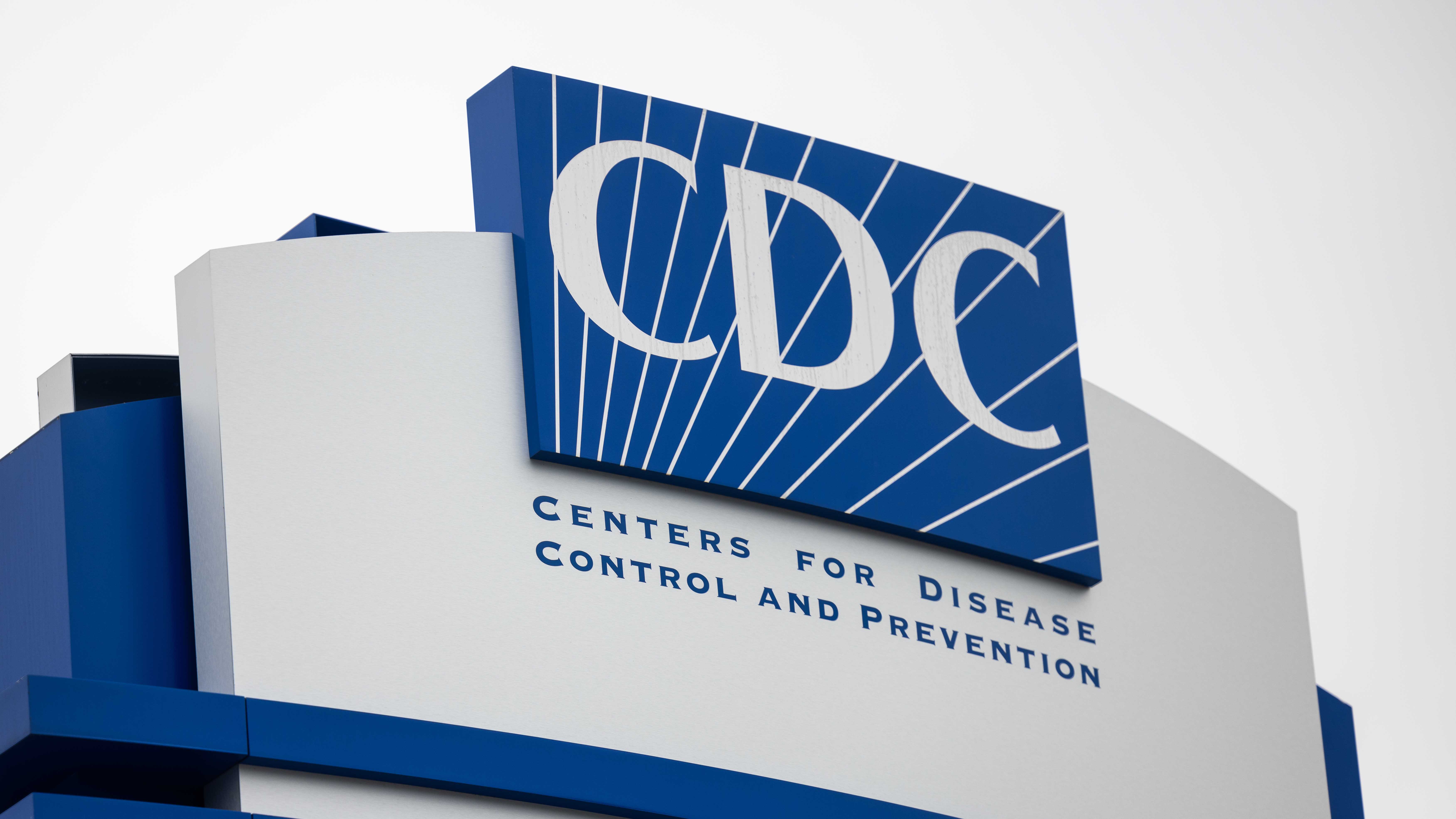 A view of the sign of Center for Disease Control headquarters